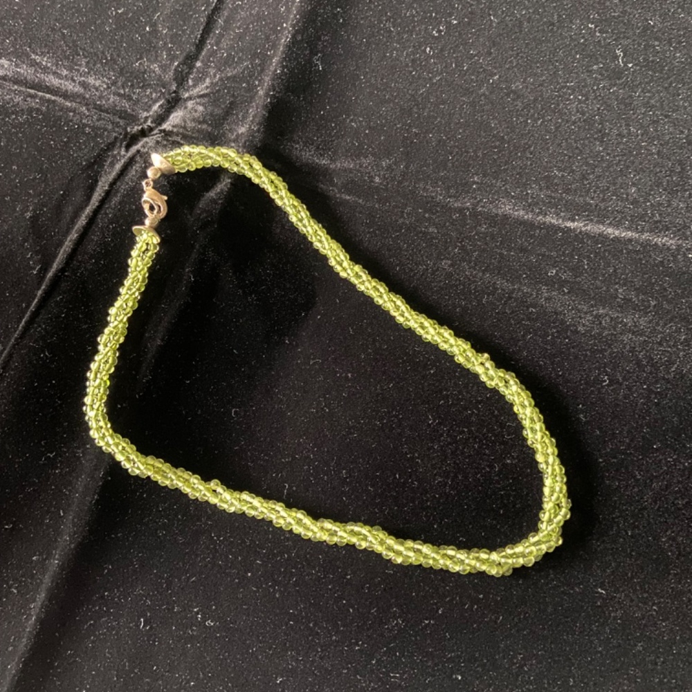 Peridot Rope Necklace - Picture 5 of 6